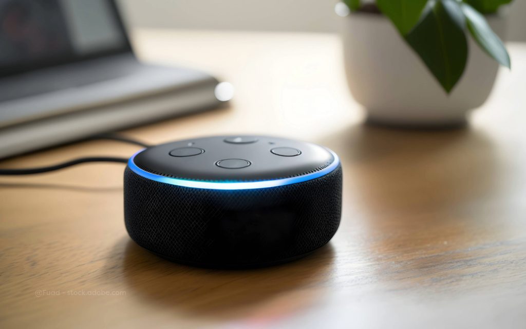Google Echo Tool auf Schreibtisch