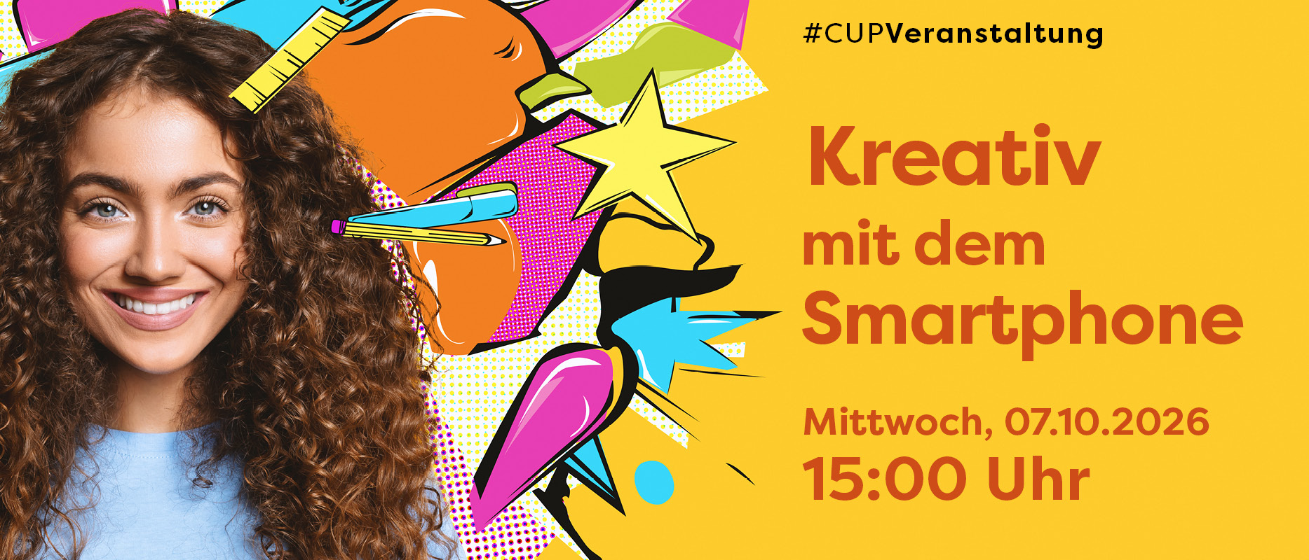 07.10.2026 um 15 Uhr Kreativ mit dem Smartphone! Digitales Hobby entdecken.